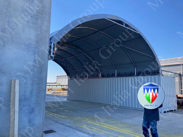 TENDONI COPERTURE TRA CONTAINER 8,0/10,0/12,0 MT  in vendita - foto 4